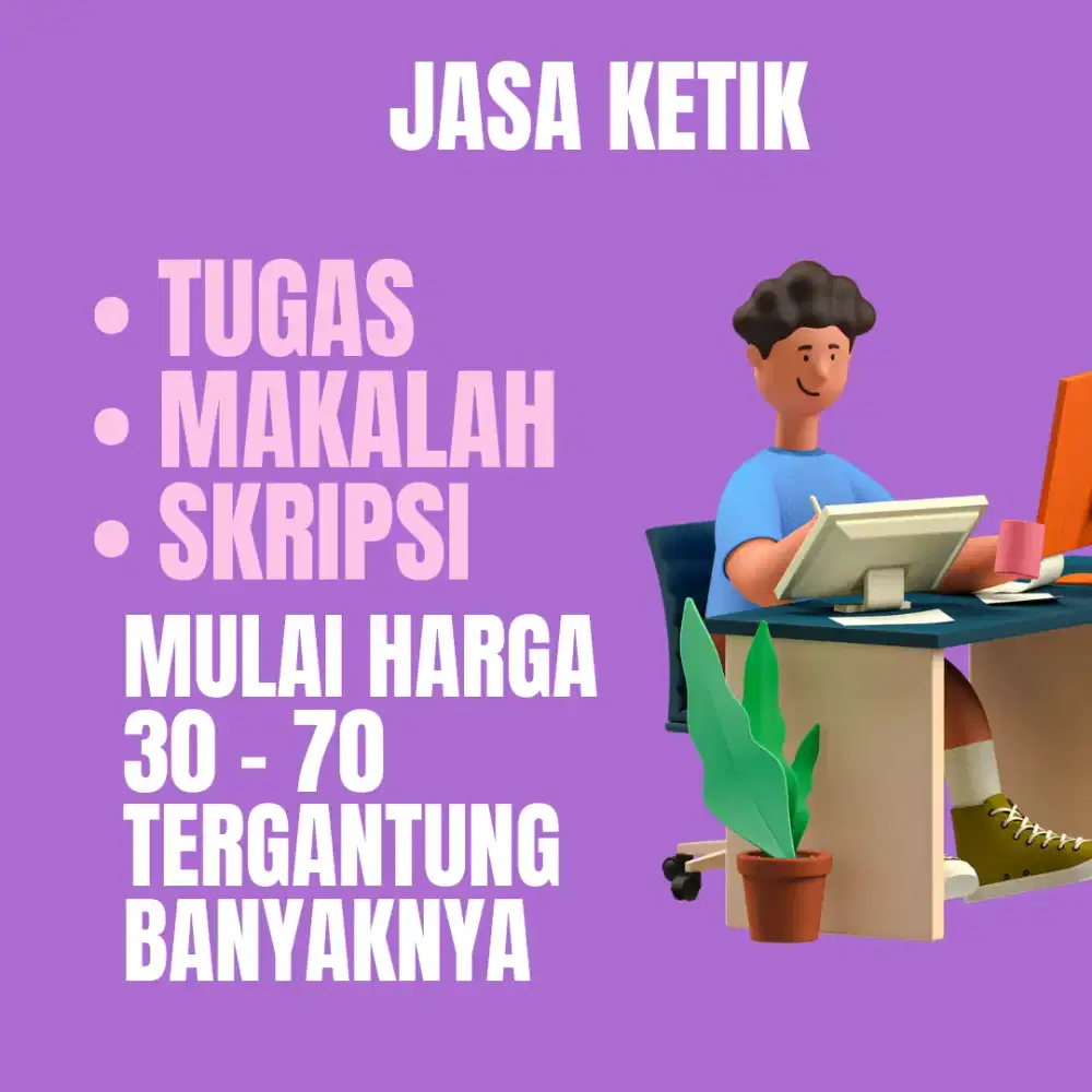 Jasa mengetik tugas