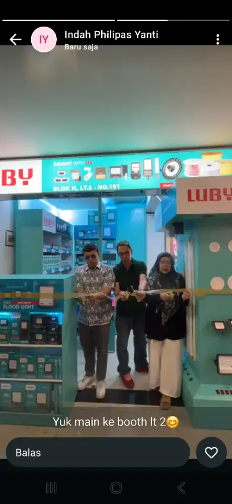 Di butuhkan pria untuk sales prodak lampu LED