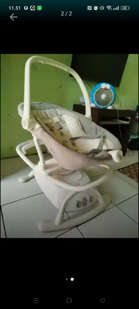 Jual borongan tepat tdur bayi sama bouncher elektrik