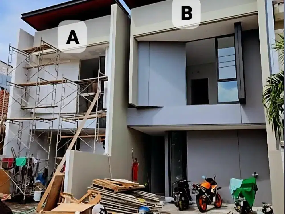RUMAH  BARU GRESS 2lt PALING CUENGLI DI LOKASI FAVORIT MULYOSARI