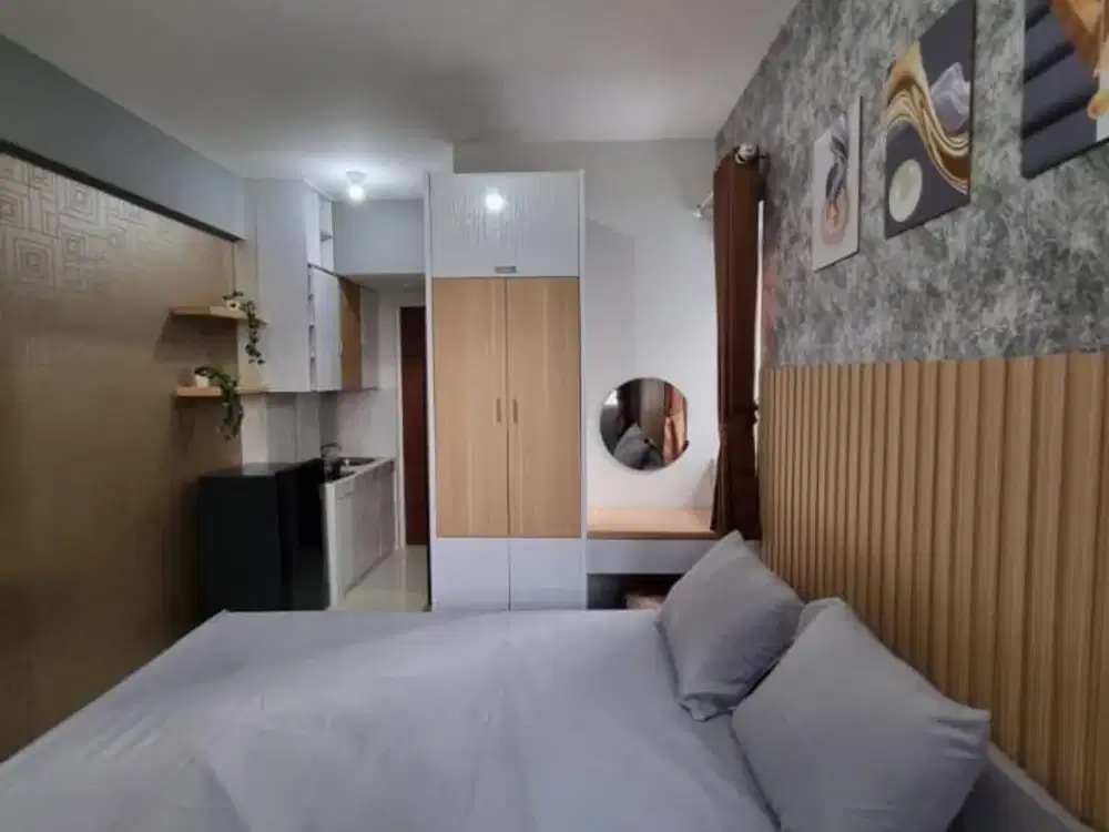 Dijual Apartmen Puncak Kertajaya Studio Full Furnish Baru Gress Ciamik