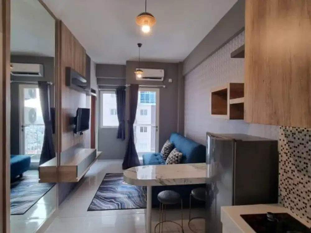 Dijual Apartment Puncak Dharmahusada 2BR Full Furnish Baru Gress Top!