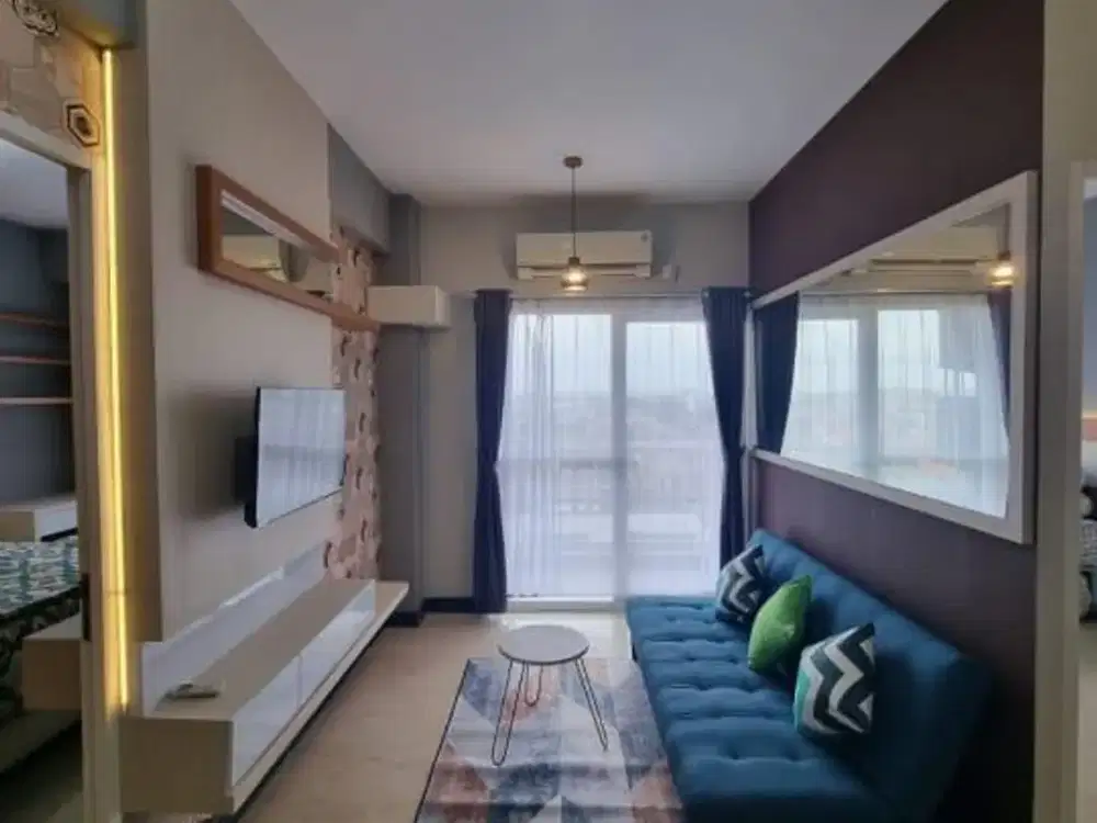 Dijual Apartment Puncak Dharmahusada 2BR+ Full Furnish Baru Gress!