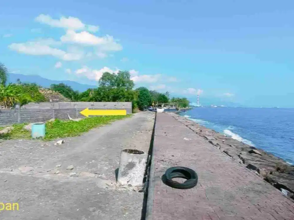 Jual Cepat Tanah Loss Pantai Luas 21.3ara/100m² Lokasi Pantai Buleleng area Investasi yg tepat