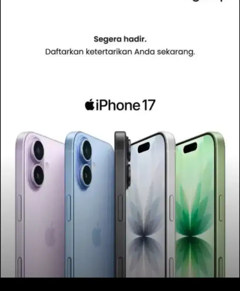Open PO iphone 17 bunga 0% tanpa dp 0% syarat ktp dan npwp