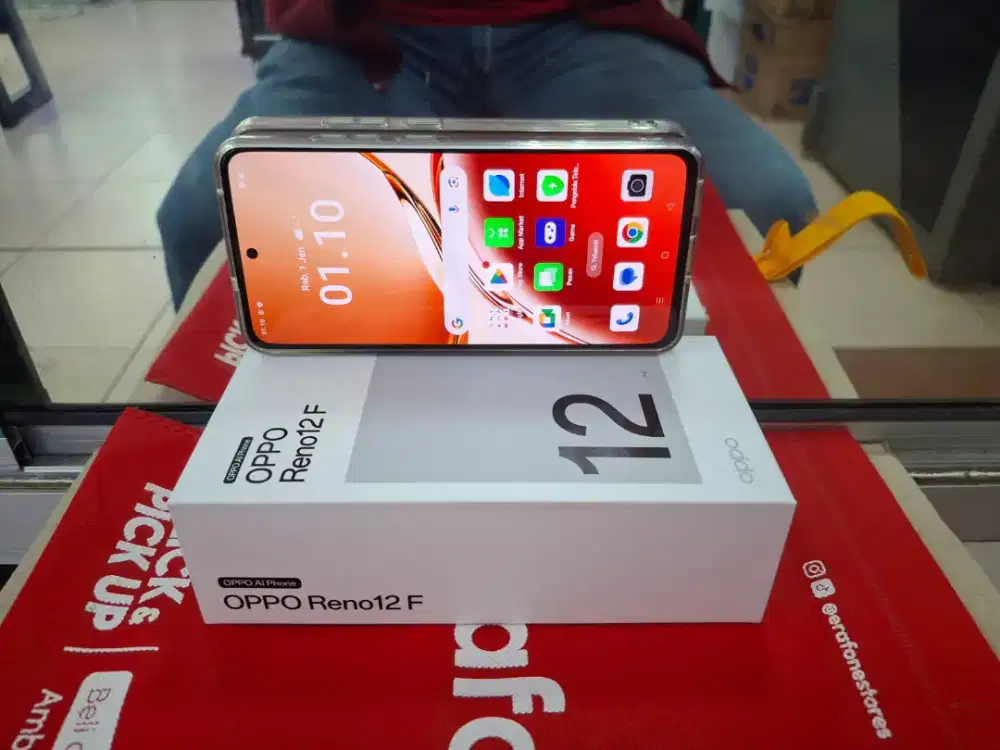 Oppo Reno 12F Ram 8/256 gb mulus no minus lengkap normal