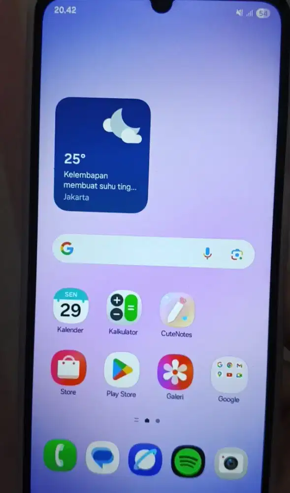 Samsung A07 4/64GB Light Violet, dipake 3 hari aja, mulus 100%,fullset