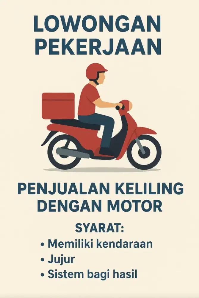 Lowongan Kerja Jualan Keliling