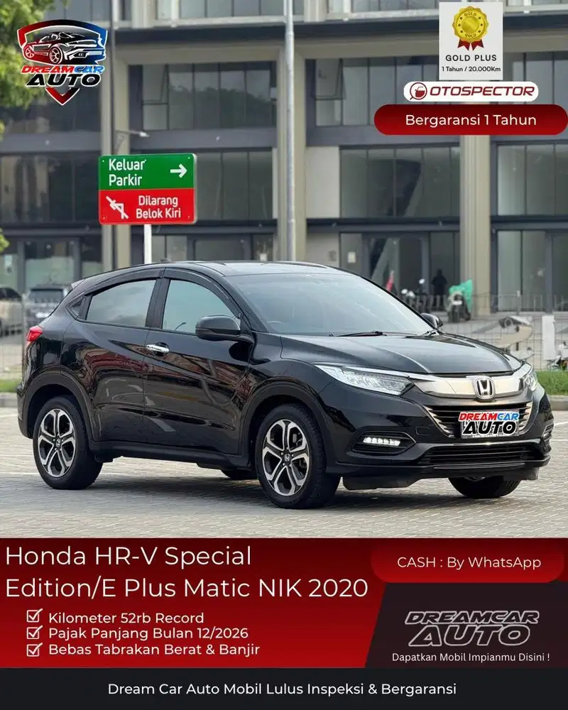Honda Hr-v E Special Edition Nik 2020 Hitam HRV SE