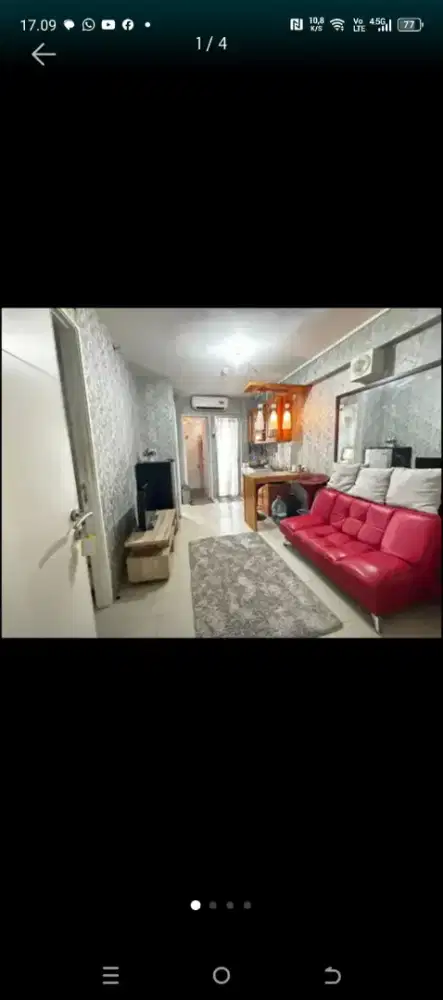 SEWA UNIT 2 BR PERBULAN APARTEMEN BASSURA CITY TOWER EDELWEIS