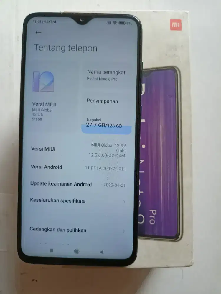 Redmi note 8 Pro 6/128 NFC FULLSET