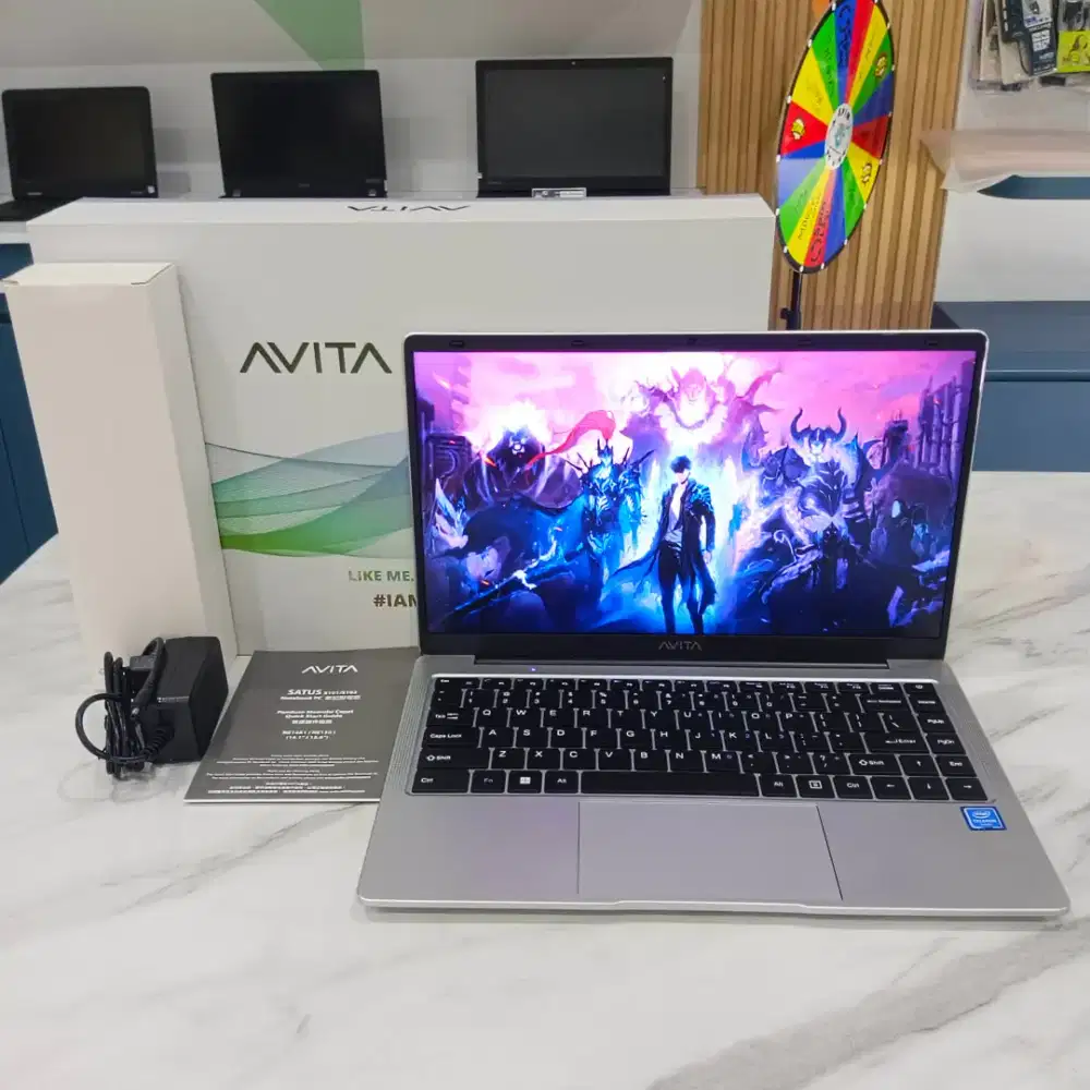 (L01)Laptop Rendering Intel i5 4GB 320GB 14inch Kamera Jernih.Siap COD