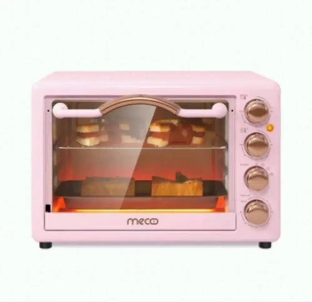 Oven listrik kapasitas 22liter warna sakura pink
