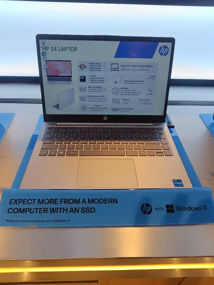 HP 14 EP0321TU Intel Core i3
Cicilan mulai dari 500 ribuan ...