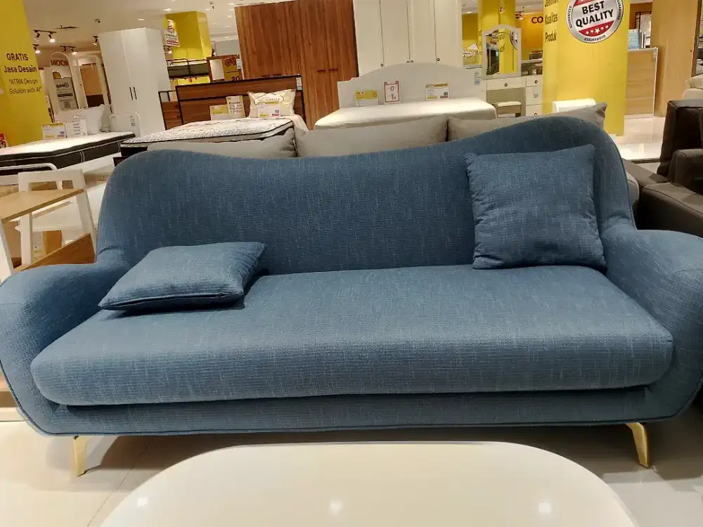Sofa 2 seat fabric JENIFER ukuran 187×86×84