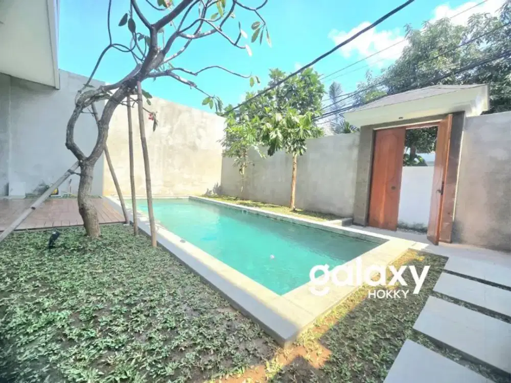 DIJUAL VILLA MODERN MINIMALIS 2 LANTAI DI RAYA SEMER KEROBOKAN BADUNG, BALI