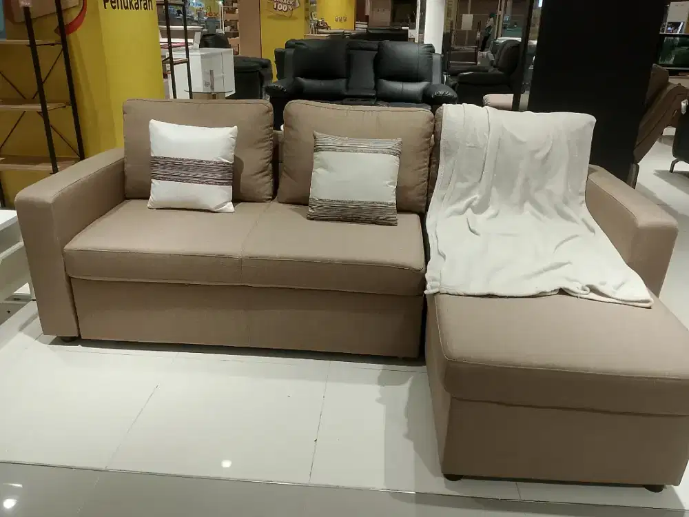L sofa fabric LATHAN  ukuran 230×150×89