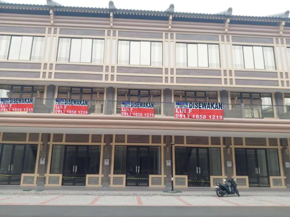 DISEWAKAN RUKAN CBD KOREAN TOWN GANDENG 3 UNIT GANDENG BRAND NEW..!!