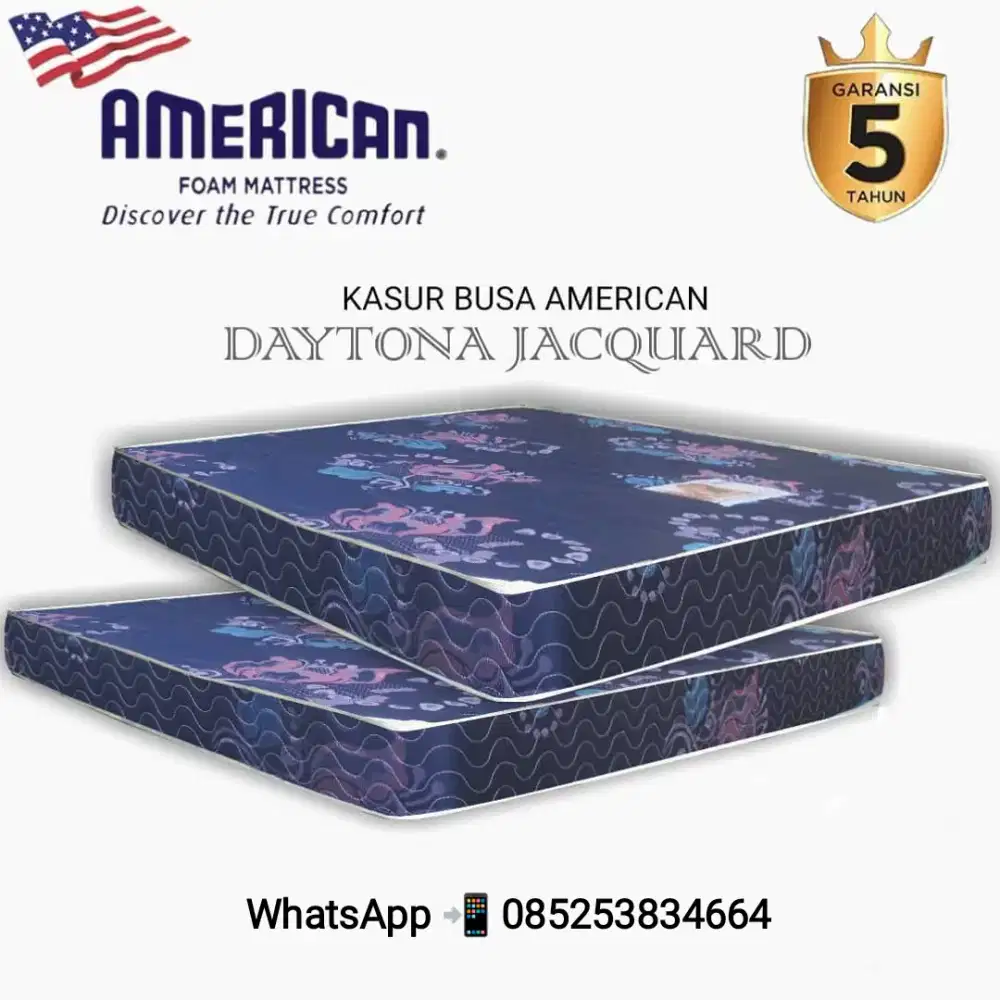 Kasur busa American Pillo Daytona - Garansi 5 tahun.