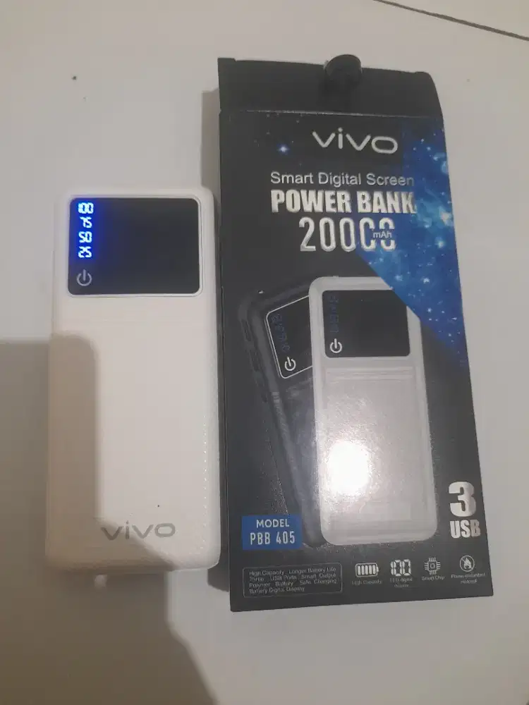 Power Bank Vivo 20000 Mah Baru 1 minggu