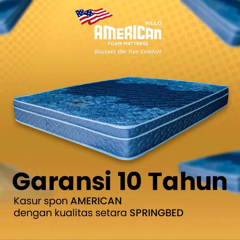 Kasur busa American Pillo Atlanta - Garansi 10 tahun.