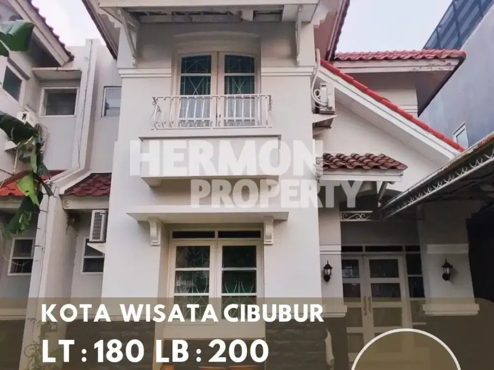 Rumah Luas Tanah Besar - Harga Murah & Bisa KPR , Kota Wisata cibubur