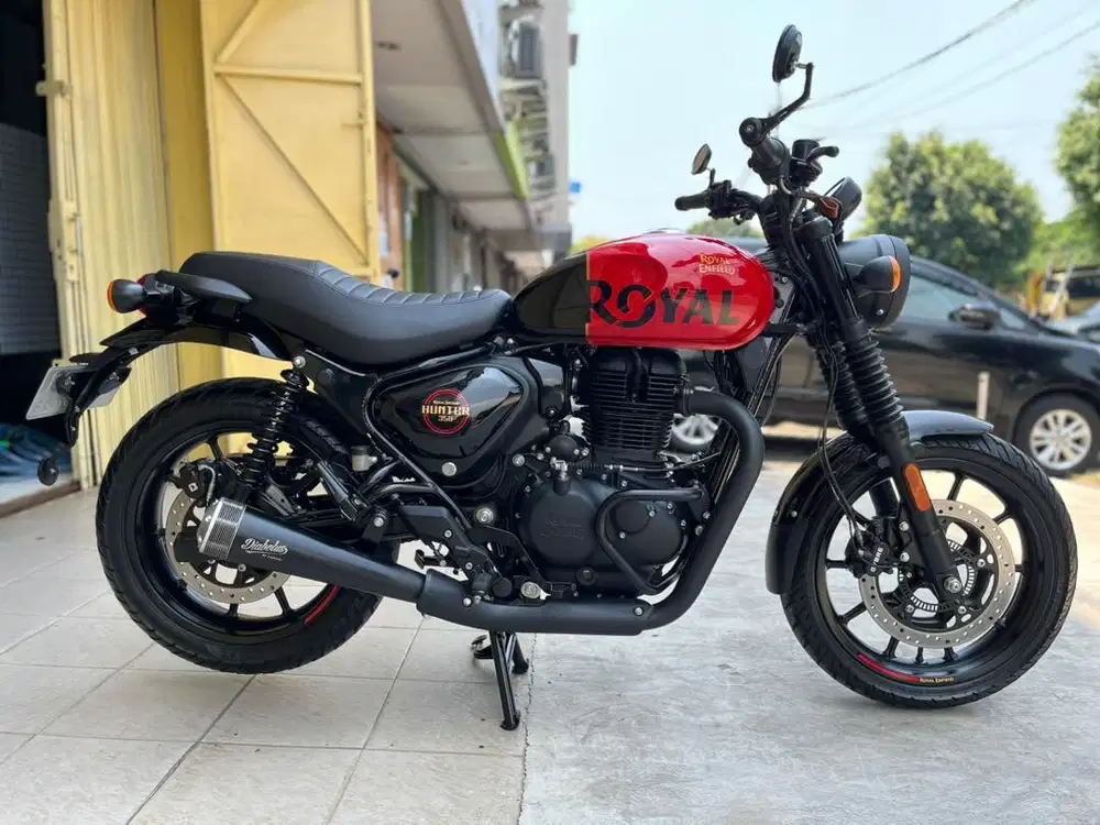 ROYAL ENFIELD HUNTER 350 ABS 2023 KM 2RB MERAH CLASSIC BULLET METEOR