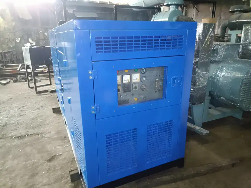 Genset mitsubishi 60 kva - 70 kva tipe silent bekas second seken