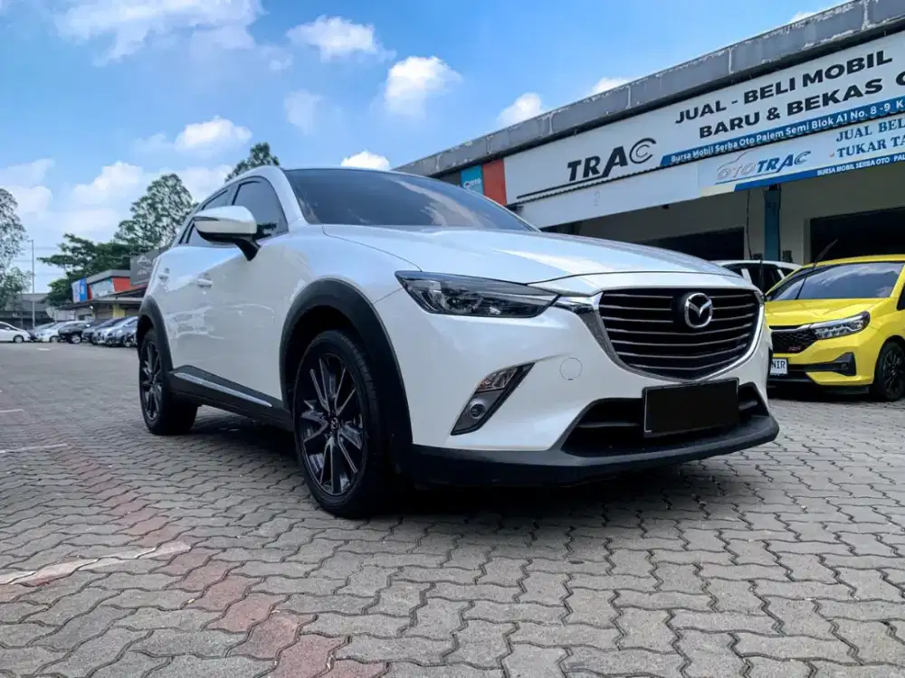 HARGA SPESIAL!! MAZDA CX3 2.0 TOURING MATIC 2017 PUTIH KM 75RB