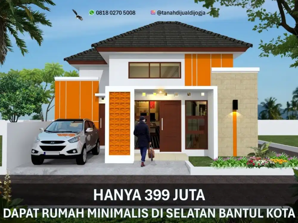 Rumah Dijual di Selatan Bantul Kota dekat Kompleks Pemkab Proses Bangun