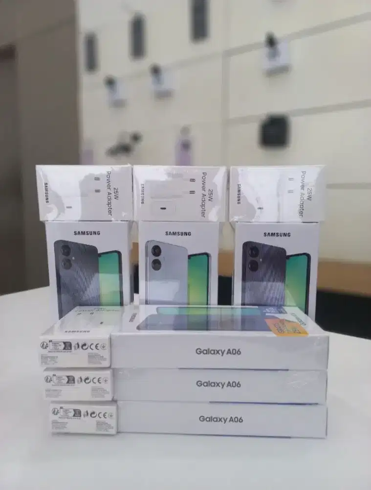 Redy Samsung galaxy A06 6/128 NEW Garansi resmi 1thn