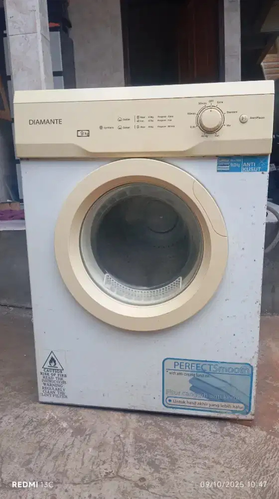 Mesin Pengering Laundry merk Diamante 9kg