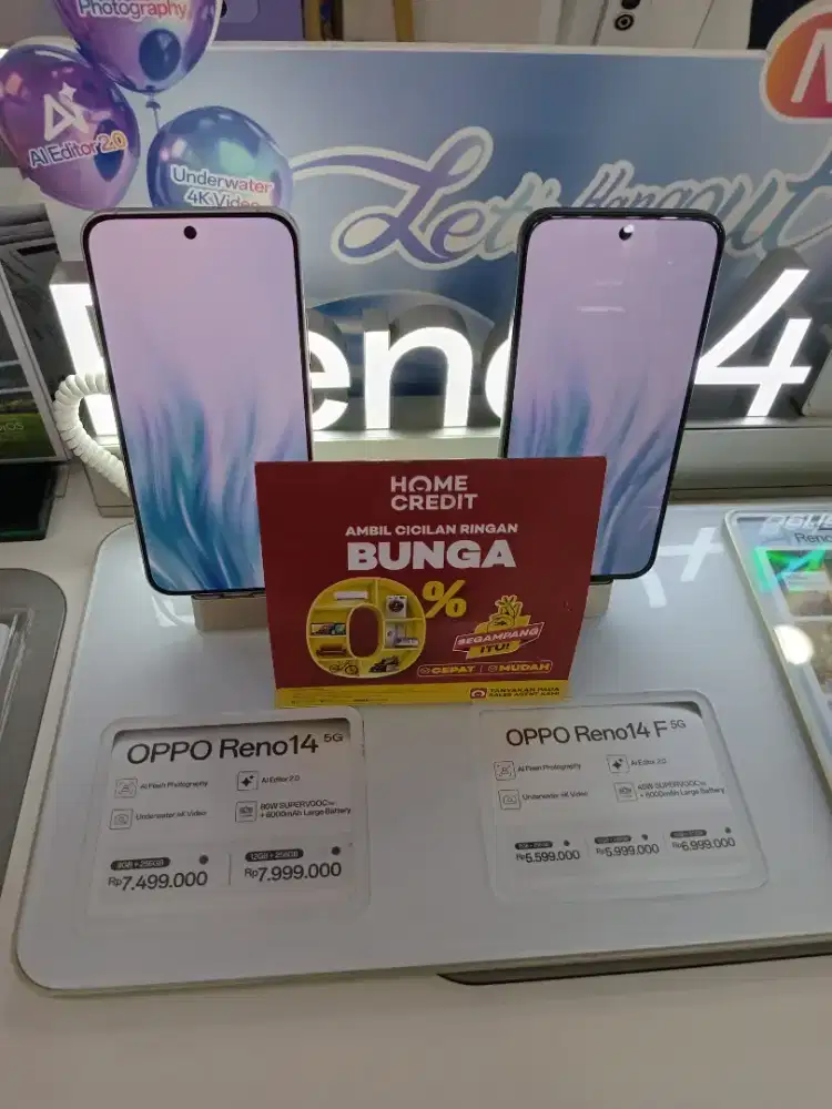 Cicilan Oppo Reno 14 5G Cuma Pakai KTP, Segampang Itu di Home Credit!!