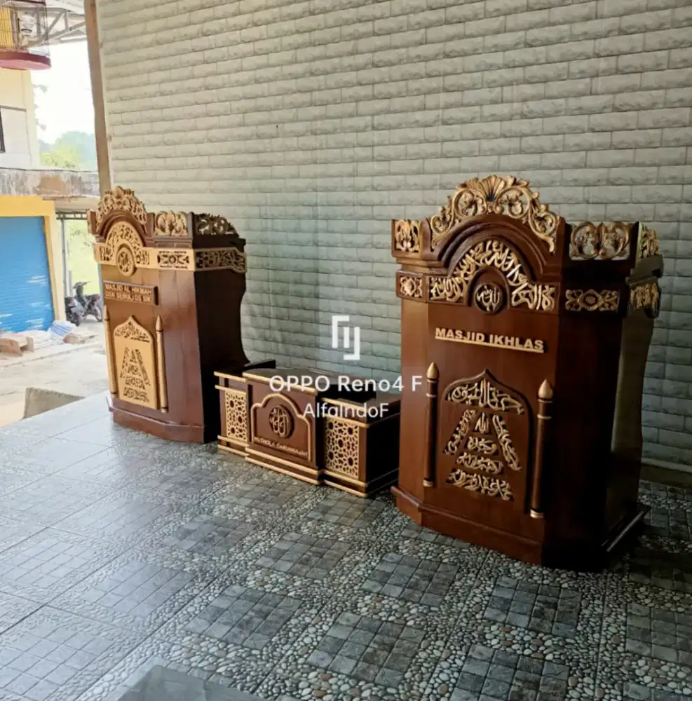Mimbar masjid podium 6
