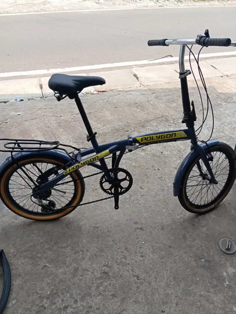 Sepeda lipat ukuran 20 repaint