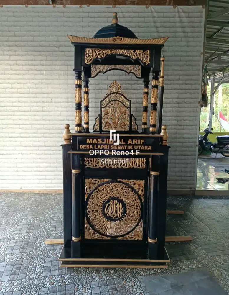 Mimbar masjid kubah 7
