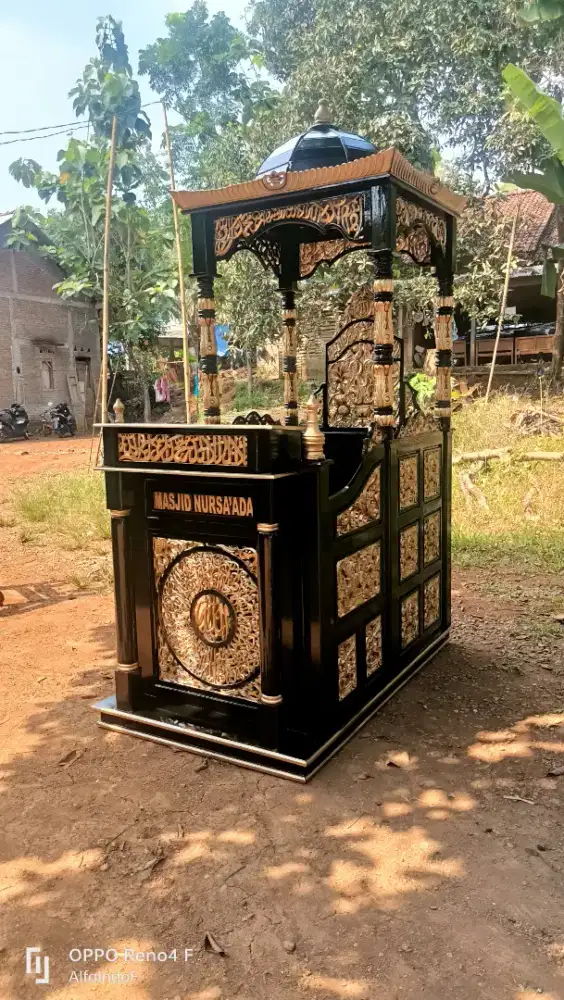 Mimbar masjid kubah 11