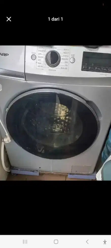 Di Jual Mesin Cuci Front Loading Sharp 8.5 Kg