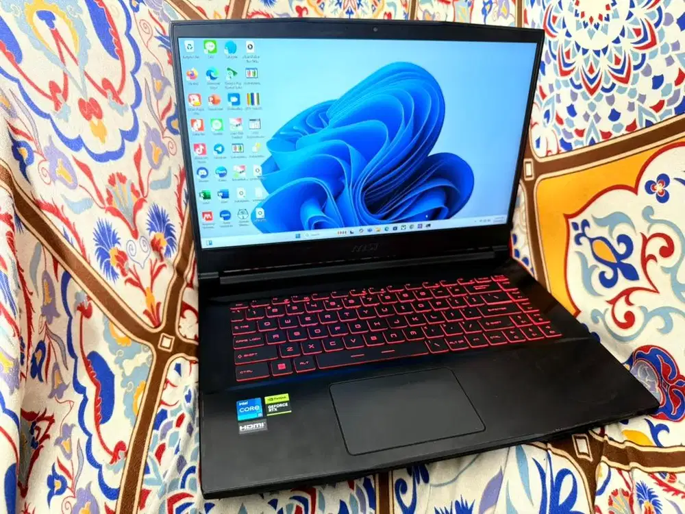 Laptop Gaming MSI GF 63 Core i5 gen 11 VGA Nvidia RTX