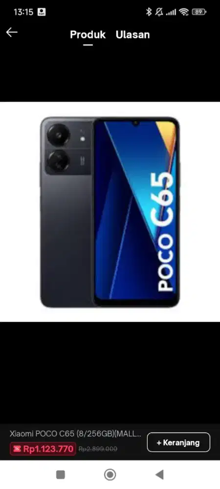 Jual Poco C65 Black NFC