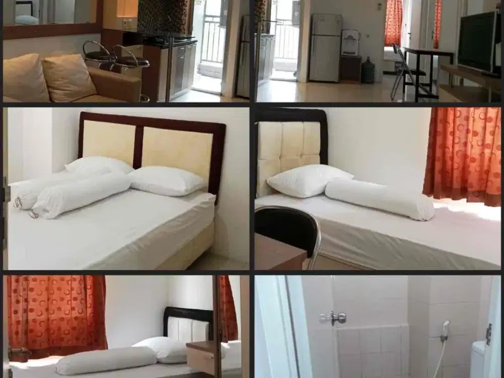 Disewakan Apartemen 3 Bedroom View Taman & Kolam Renang Lantai Rendah Di Kalibata City Jakarta Selatan