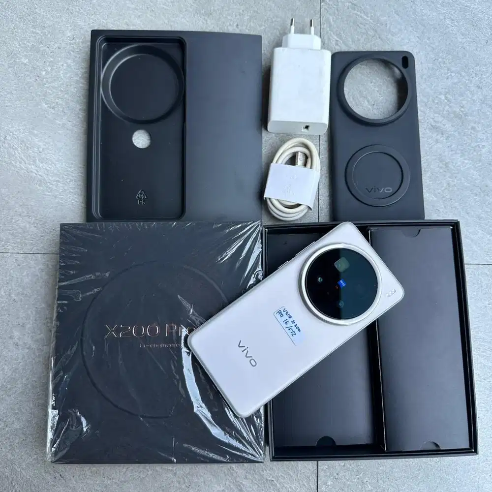 Vivo x200 pro 16/512gb lengkap mulus