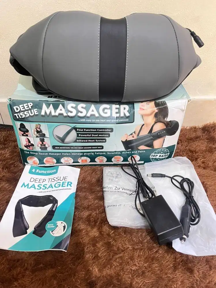 Deep Tissue Massager 4 Function / Alat Pijat