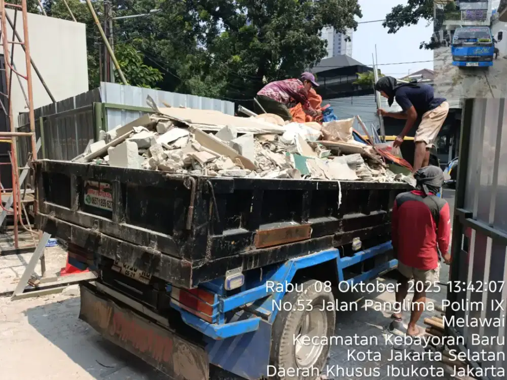 Jasa buang puing dan sampah