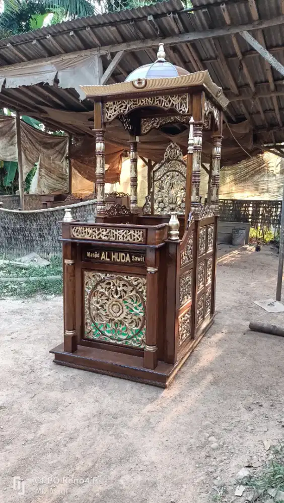 Mimbar masjid kubah 17