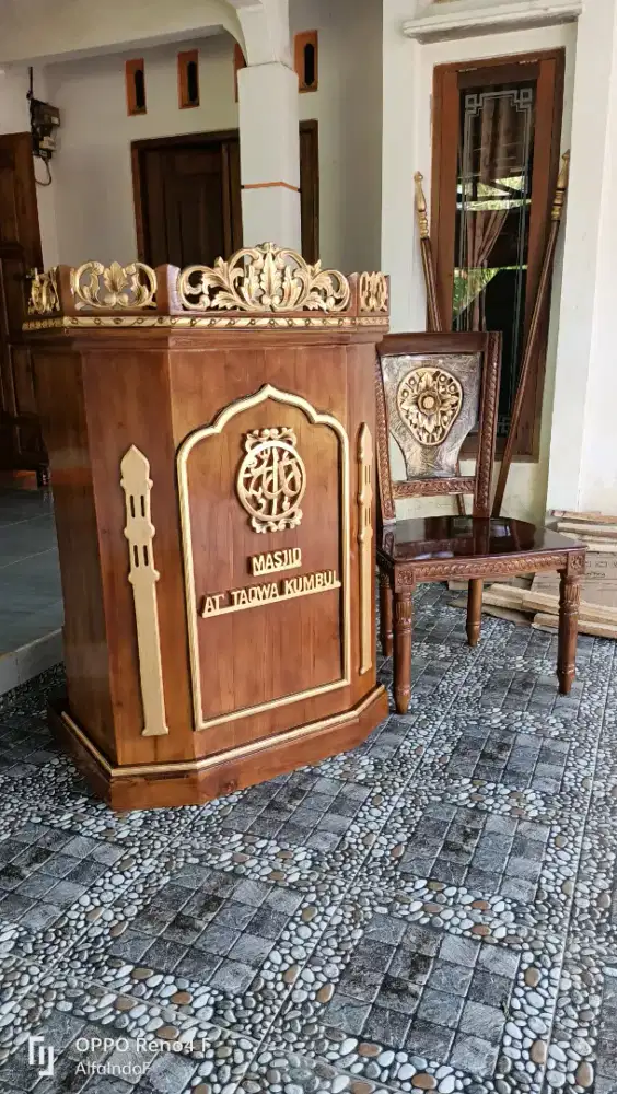Mimbar masjid podium 19