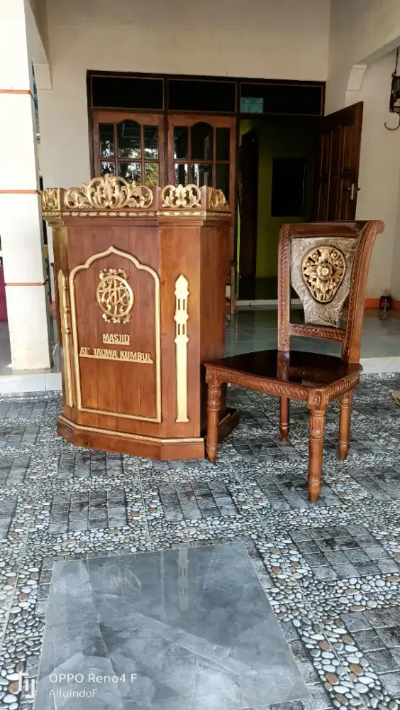 Mimbar masjid podium 20