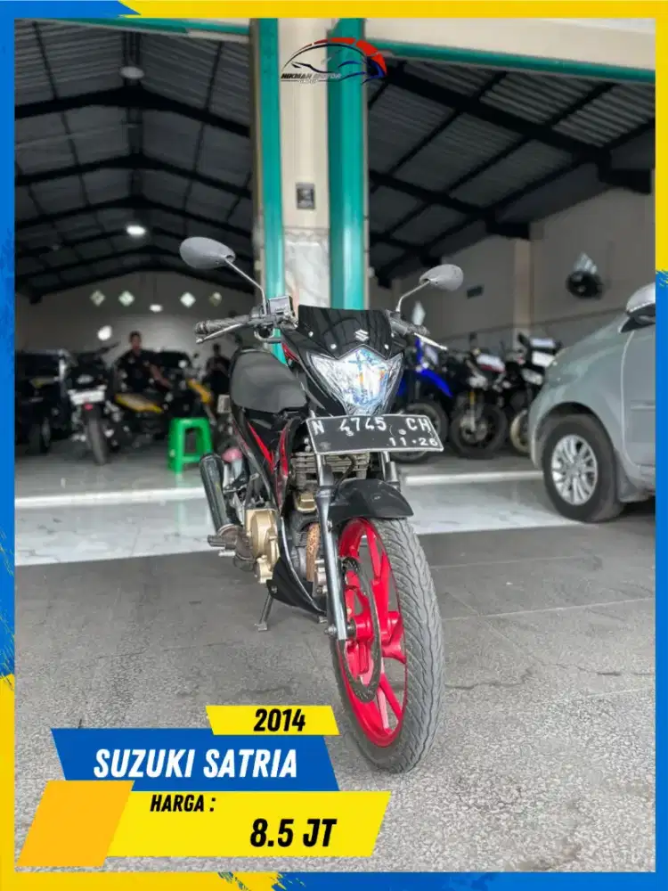 SUZUKI SATRIA FU 2014 READY MASZEHH HIKMAH MOTOR KEPUH MALANG