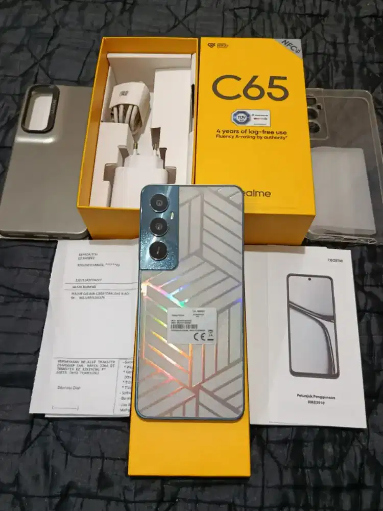 Realme C65 NFC 8+8/128 Fullset Full Orian Garansi On