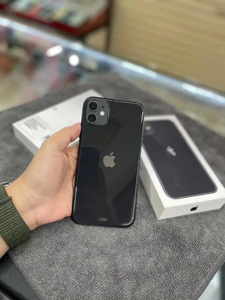 Iphone 11 128 Black Ex ibox fullset |second